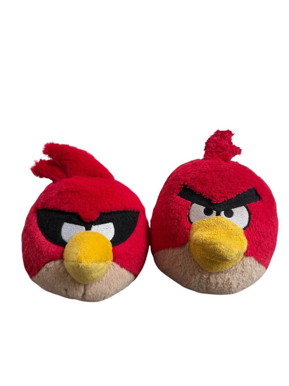 Angry Birds Red Bird Plush Stuffed Animal Lot of 2
